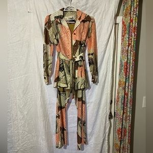 VINTAGE Disco Pant Suit